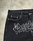 Graffiti Denim - Black